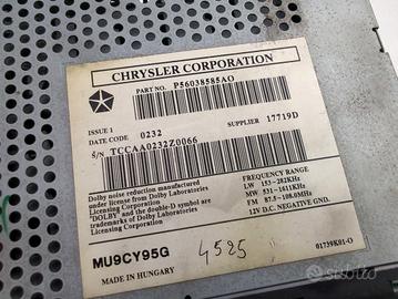56038585AO AUTORADIO JEEP GRAND CHEROKEE 2.7 D 4X4