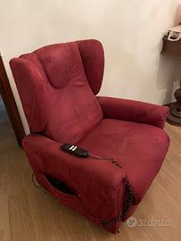 POLTRONA RELAX ELETTRICA ELEVABILE E REGOLABILE