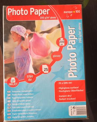 CARTA FOTOGRAFICA PER STAMPANTE 