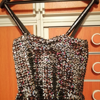 Top con paiette