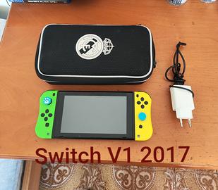 Nintendo Switch V1 2017 + micro sd 128gb