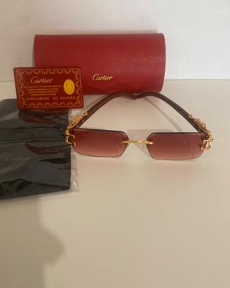 Occhiali Cartier con certificato e custodia