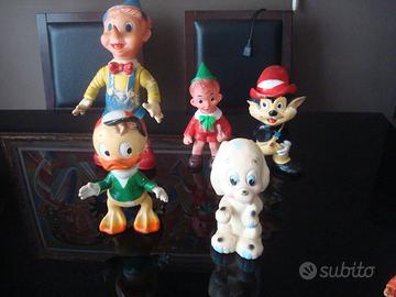 Pupazzi Walt Disney Ledraplastic da collezione 60