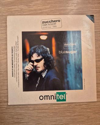 Zucchero Ticket CD Sagomato Tour 1999 Treviso