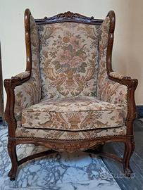 Poltrona Luigi XVI  stile Bergere