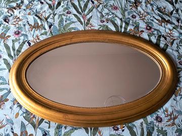 Specchio ovale vintage