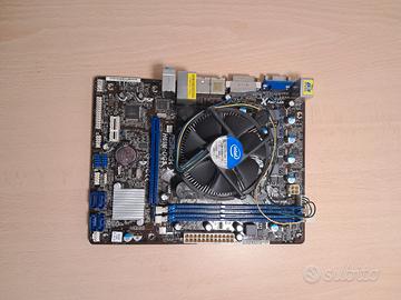 AsRock H61M-DGS scheda madre con processore  I5