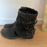 Stivaletti Mjus in vera pelle neri tg.39