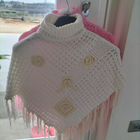 Mantella - bianca e rosa