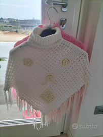 Mantella - bianca e rosa