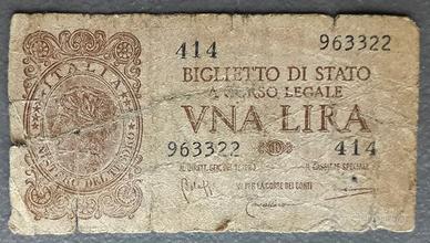 Banconota da 1 lira “Luogotenenza”