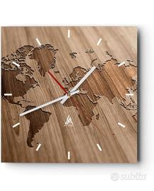 Orologio da parete in vetro