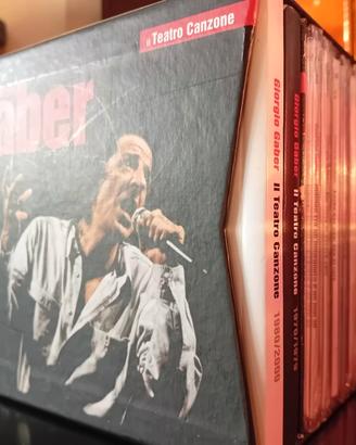 cofanetto cd Giorgio Gaber Il Teatro Canzone