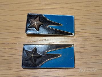 Coppia di mostreggiature militari