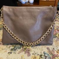 Borsa vera pelle marrone