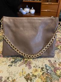 Borsa vera pelle marrone