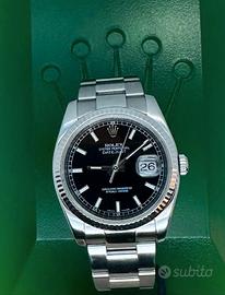 Rolex Datejust 36 Nero Oyster 116234