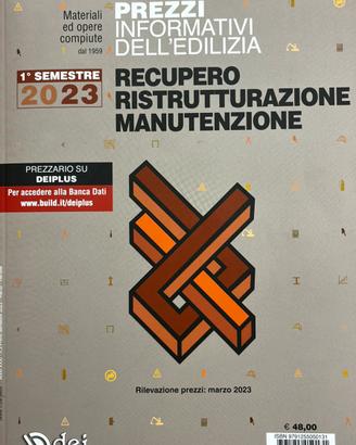 Libro prezzi informativi edilizia