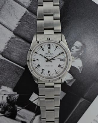Rolex Airking ref.14010 cassa acciaio 34 mm zaffir