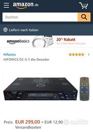 Hifonics DC-5.1 Dolby Digital / DTS