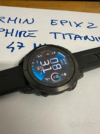 Garmin epix Sapphire Titanio Garanzia Aprile 2026