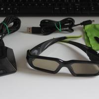 Kit occhiali nvidia 3d streoscopici Realtà Virtual