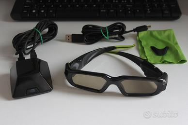 Kit occhiali nvidia 3d streoscopici Realtà Virtual