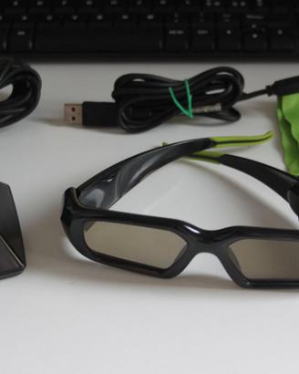 Kit occhiali nvidia 3d streoscopici Realtà Virtual