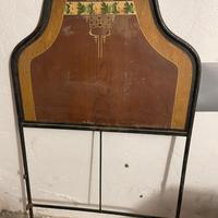 letto antico in ferro dipinto