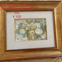 N. 3 quadri vasi di fiori diversi