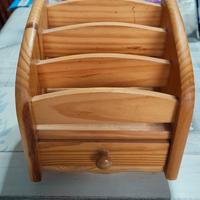 organizer legno girevole 