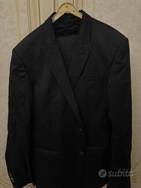 Abito uomo Messagerie taglia 52 nero slim stretch