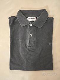 Polo Nara Camicie uomo estiva cotone grigio