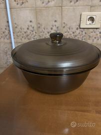 Ciotola in vetro con coperchio