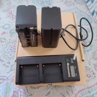 Monitor 5,5” freeworld + 2 batterie nuove