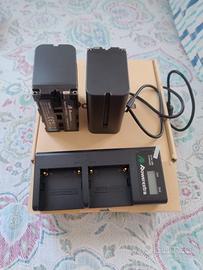 Monitor 5,5” freeworld + 2 batterie nuove