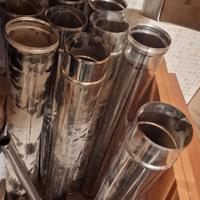 tubi acciaio stufa a pellet
