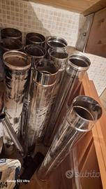 tubi acciaio stufa a pellet