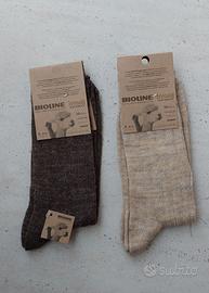 Calze in alpaca e lana unisex tg 35-38 nuove