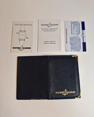 Porta garanzia orologio Ulysse Nardin
