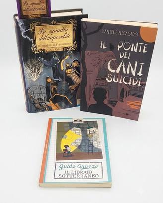 Lotto 3 libri horror per ragazzi