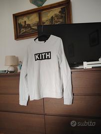 felpa bianca Kith con stampa 
