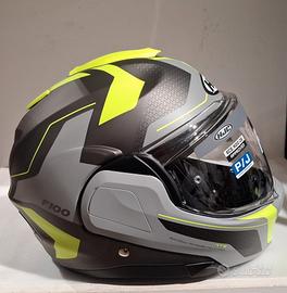 Casco Modulare HJC F100 Bios MC3HSF Grigio/Giallo