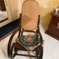 sedia a dondolo anni 60