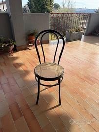 Sedia usata con sedili nuovi