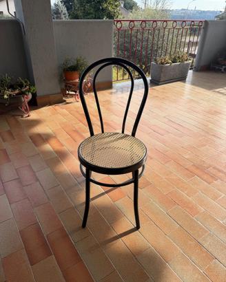 Sedia usata con sedili nuovi