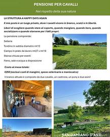 Pensione Cavalli gestione naturale