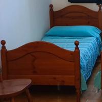 2 letti singoli in rovere massiccio