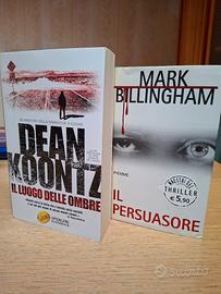 2 libri di Dean Koontz e Mark Billingham