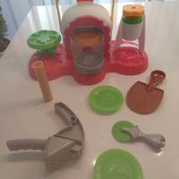 play doh set parrucchiere set pizza più accessori 